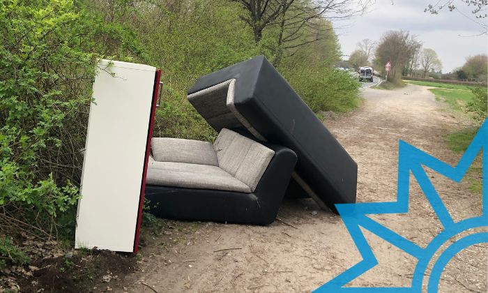 Illegale Müllentsorgung Illegale Müllentsorgung ist kein Kavaliersdelikt.