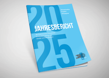 Jahresbericht der Kommission Polizeiliche Kriminalprävention Titelbild: Jahresbericht der Polizeilichen Kriminalprävention.