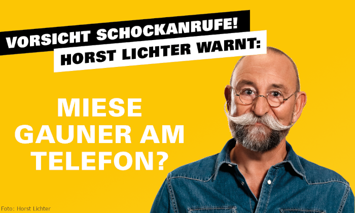 Horst Lichter warnt vor Schockanrufen Horst Lichter warnt: Legen Sie bei Schockanrufen einfach auf!