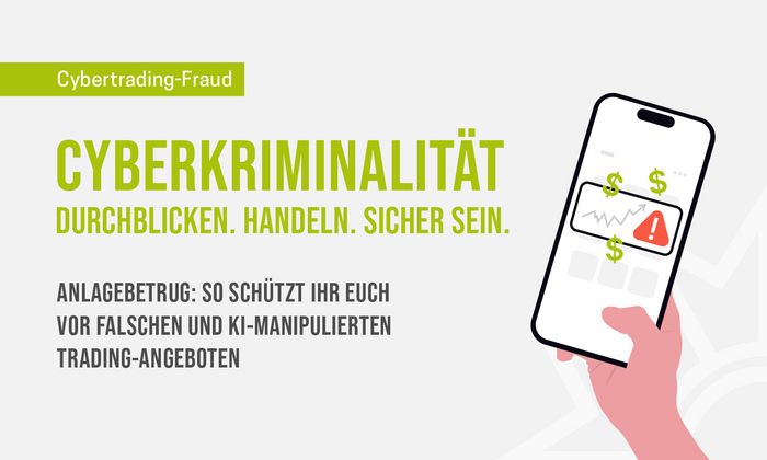 Cybertrading-Fraud erkennen So erkennen Sie Cybertrading-Fraud.